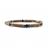 Bracelet simple en noisetier à long bec et Lapis-Lazuli 18cm Pur Noisetier