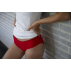 Culotte menstruelle rouge - BIO - Direct fabricant