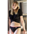 Culotte menstruelle - Jour flux normal - Dentelle rose - T36