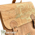 Sac à dos artisanal en liège "Mon cartable doré" - Sac à dos Vegan