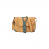 Sac bandoulière artisanal en liège "Camélia" Turquoise