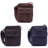 Sac à bandoulière liège artisanal "Just men" Marron