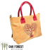 Sac en liege Artisanal "Arbre de vie ROUGE" - Sac liege Vegan