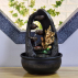 Fontaine d'Intérieur Déco Feng Shui Ganesh Mystic avec Eclairage Led