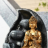 Fontaine d'Intérieur Déco Feng Shui Bouddha Praya avec Eclairage Led