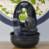 Fontaine d'Intérieur Déco Feng Shui Bouddha Harmonie Eclairage Led