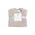 LUIN LIVING - Poncho de bain 110-140 cm (env. 5-10 ans) SABLE