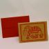 set 2 cartes de voeux POPO HAPPY - Ele rouge & noir