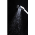 Douchette multi-jets à économie d'eau full chrome (auto-clean, 3 jets avec bouton)