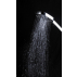 Douchette multi-jets à économie d'eau full chrome (auto-clean, 3 jets avec bouton)