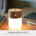 Diffuseur nomade lumineux bois foncé