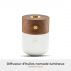 Diffuseur nomade lumineux bois foncé