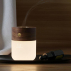 Diffuseur nomade lumineux bois foncé