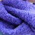 Snood alpaga violet - tricoté main