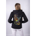 SWEAT-SHIRT Femme à capuche zippe coton BIO KY-KAS