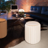 Tabouret pliable 42 cm blanc