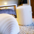 Tabouret pliable 42 cm blanc