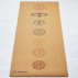 Tapis de yoga liège 7 chakras + Sac