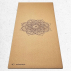 Tapis de yoga liège et latex Mandala 5mm x 68cm x 1,83m