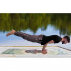 Tapis yoga de voyage pliable main Hamsa