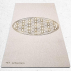 Tapis yoga chanvre fleur de vie or + Sac