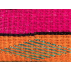 Couffin coloré équitable avec matelas KALA rose et orange