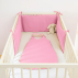 Tour de Lit en Coton Bio Rose