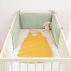 Tour de Lit en Coton Bio Vert