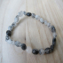 Bracelet en tourmaline à quartz grains