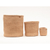 UTULIVU - panier moyen tissés en sisal brut équitable