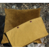 Housse de coussin en velours Vert olive