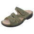 FINN COMFORT Mule Soft Kaki chaussant large pointure 36 au 43