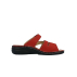 FINN COMFORT Mule Soft rouge chaussant large pointure 36 au 42