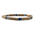 Bracelet simple en noisetier à long bec et lapis-lazuli 15cm Pur Noisetier