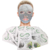 7 masques hydratants en Konjac 100% naturel au charbon végétal