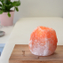 Bougeoir en cristal de sel d'Himalaya naturel forme Rock 1kg