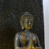 Fontaine de jardin XL mur d'eau avec Bouddha et éclairage Led