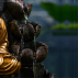 Fontaine d'intérieur Bouddha Hartha avec éclairage Led