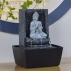 Fontaine Bouddha Nirvana idée déco zen avec éclairage Led