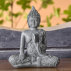 Statuette Bouddha méditation dans l'esprit zen et feng shui