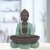 Statuette Bouddha Bodhi avec Plat vide poche décoratif