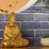 Statue Bouddha Méditation dorée pour une ambiance relaxante