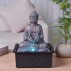 Fontaine Bouddha Sutra avec éclairage led idée cadeau originale