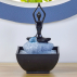 Fontaine Yoga 2 idée déco avec statuette Yoga et éclairage Led