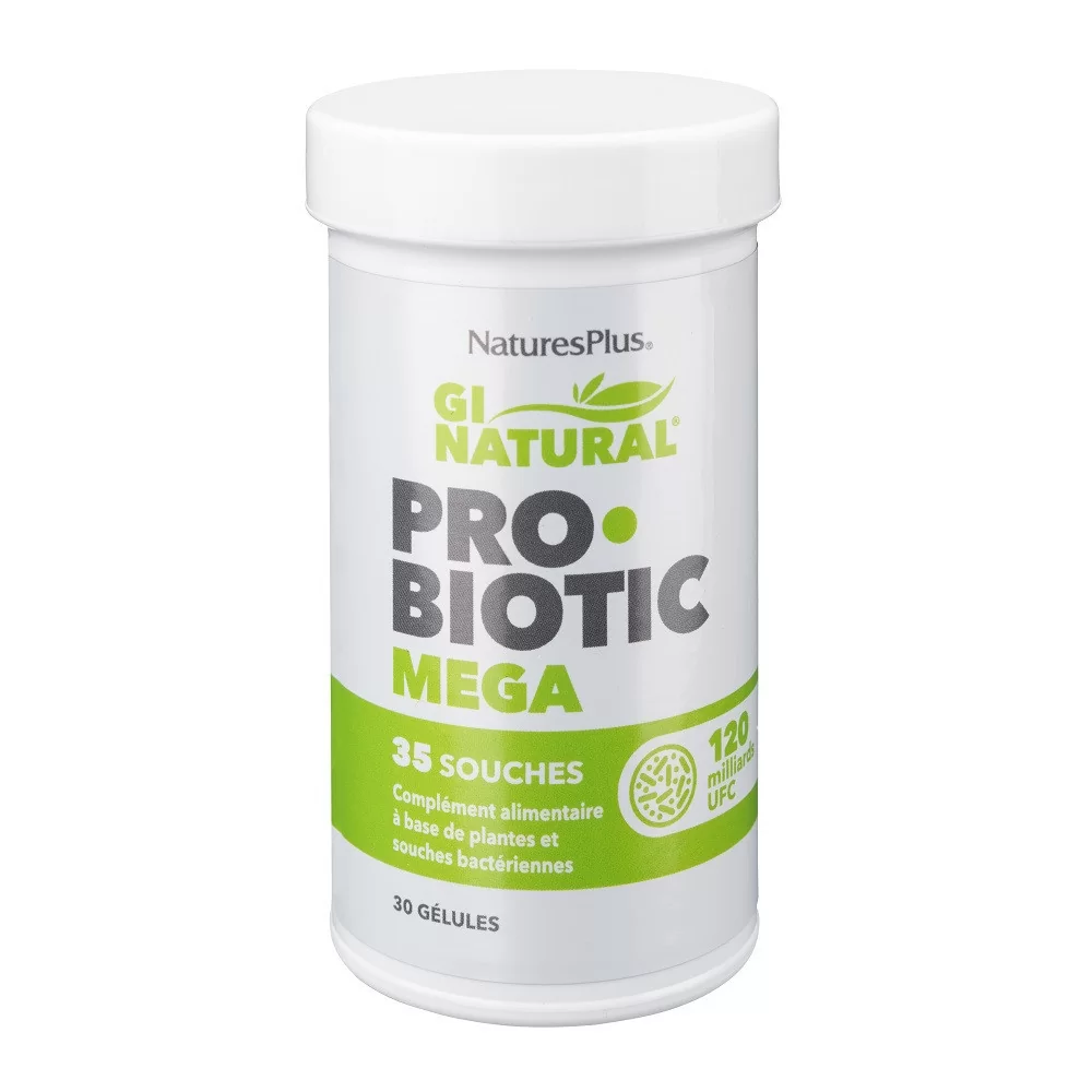 Probiotic mega 30 souches NaturesPlus
