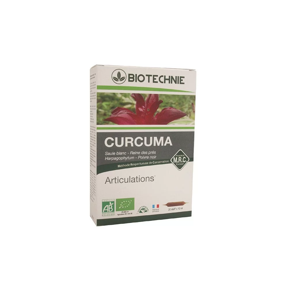 Curcuma plus articulations 60 comprimés Biotechnie BIO