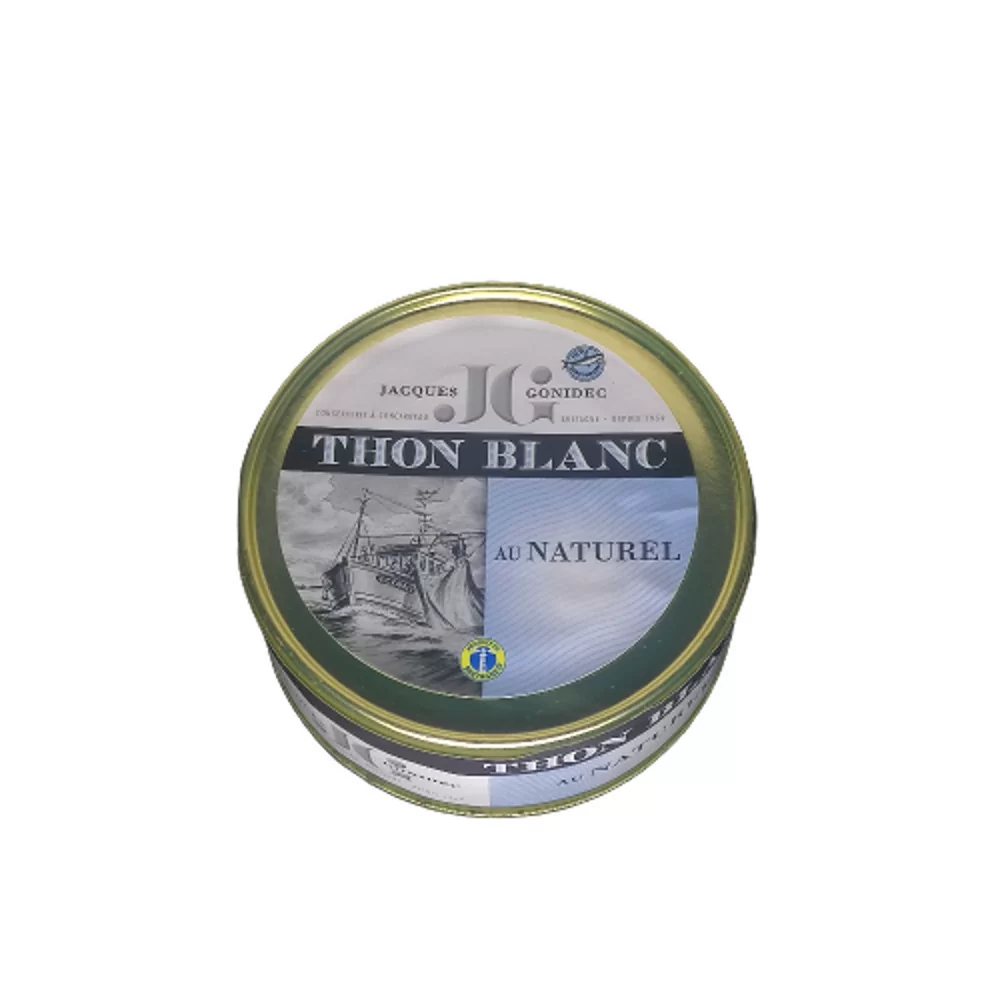 Thon blanc au naturel 160g Jacques Gonidec