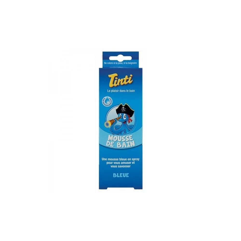 Mousse de bain bleue 75ml Tinti