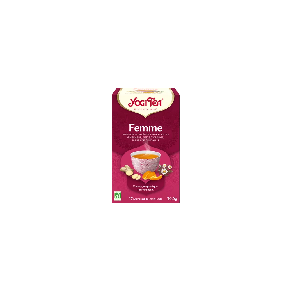 Infusion femme 17 sachets Yogi Tea BIO