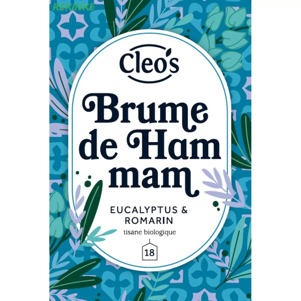 Infusion Brume de hammam 18 sachets Cleo's BIO